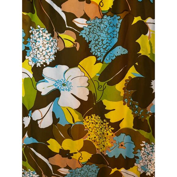 Vintage Mod Full Length Maxi Dress Sleeveless Handmade Back Slit Back Zip Fitted - Picture 9 of 12